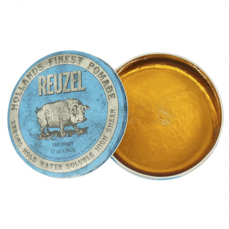 Reuzel Blue Pomade 340 gram (tặng lược + dầu gội Aurane 40ml)